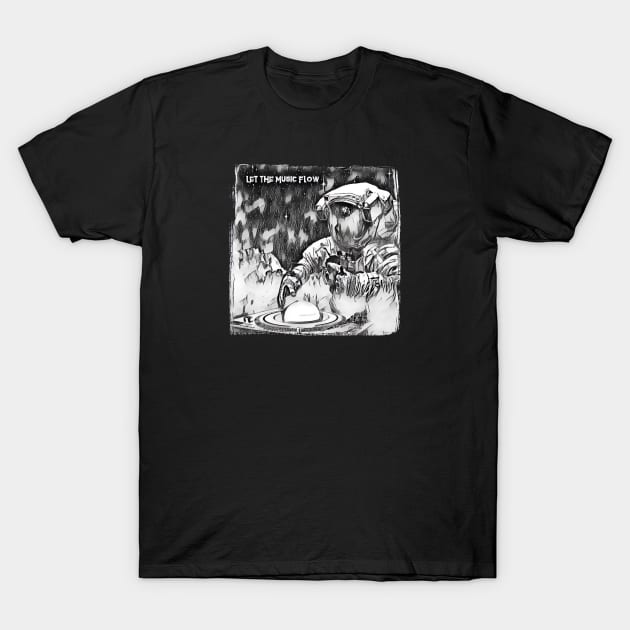 cosmonaut dj set T-Shirt by ElArrogante